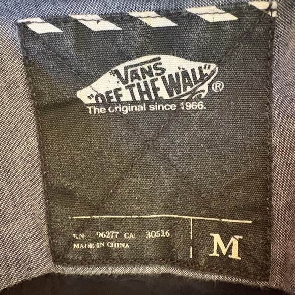 Vans Black Cotton Chore Utility Shirt Jacket Medium - Picture 2 of 11